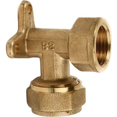 Γωνία Σωλήνα Ορειχάλκινη Θηλυκό 18mm 82063