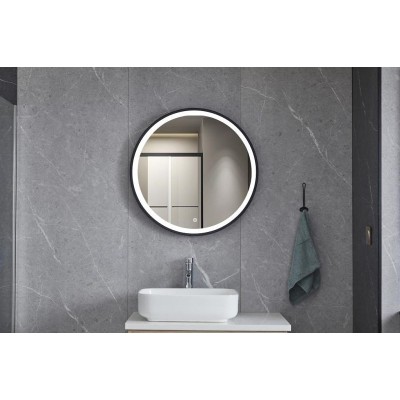 ΚΑΘΡΕΠΤΗΣ BLACK LED TOUCH 60X60cm OMICRON BLACK ΚΑΘΡΕΠΤΗΣ BLACK LED TOUCH 60X60cm OMICRON BLACK